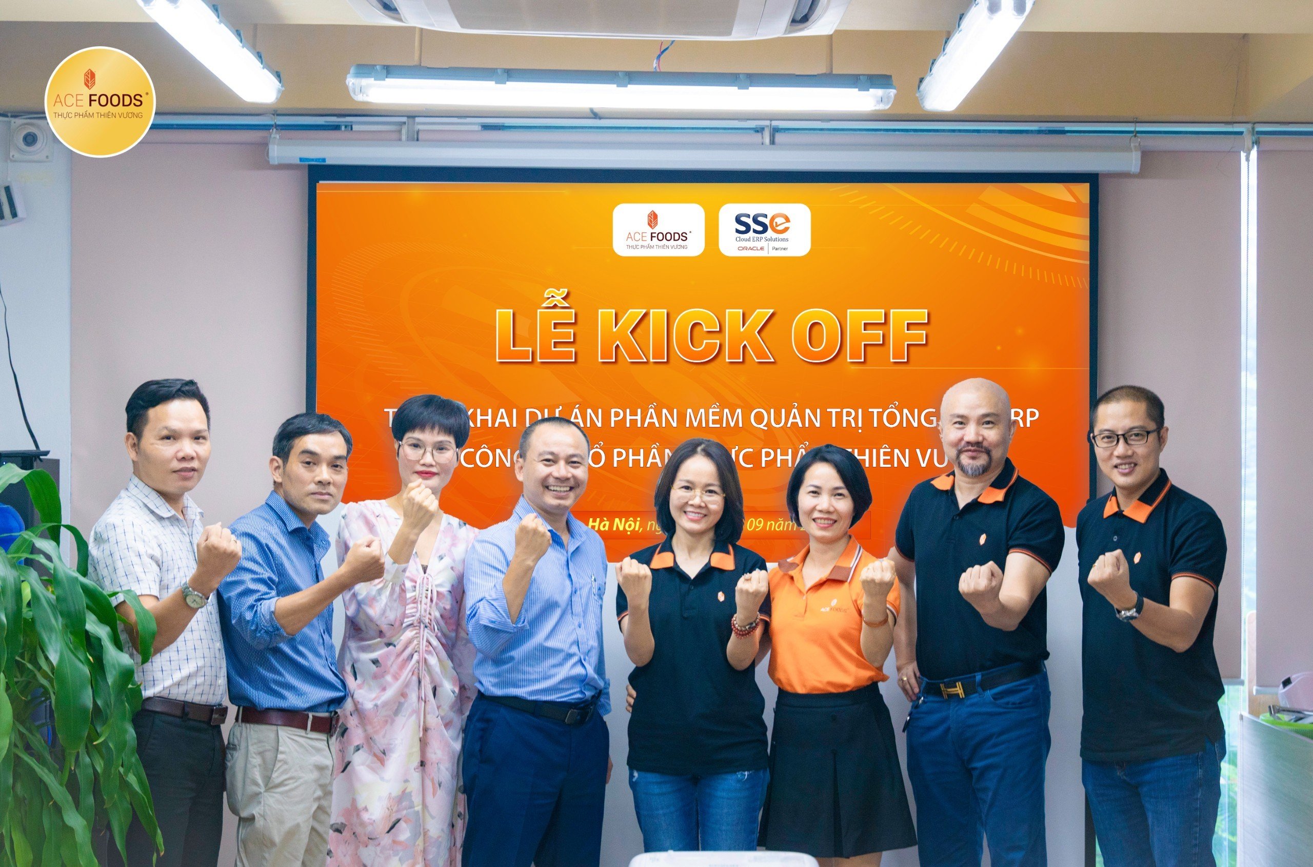 Thiên Vương ACE FOODS công bố chính thức lễ kick off hệ thống Quản trị doanh nghiệp tổng thể ERP