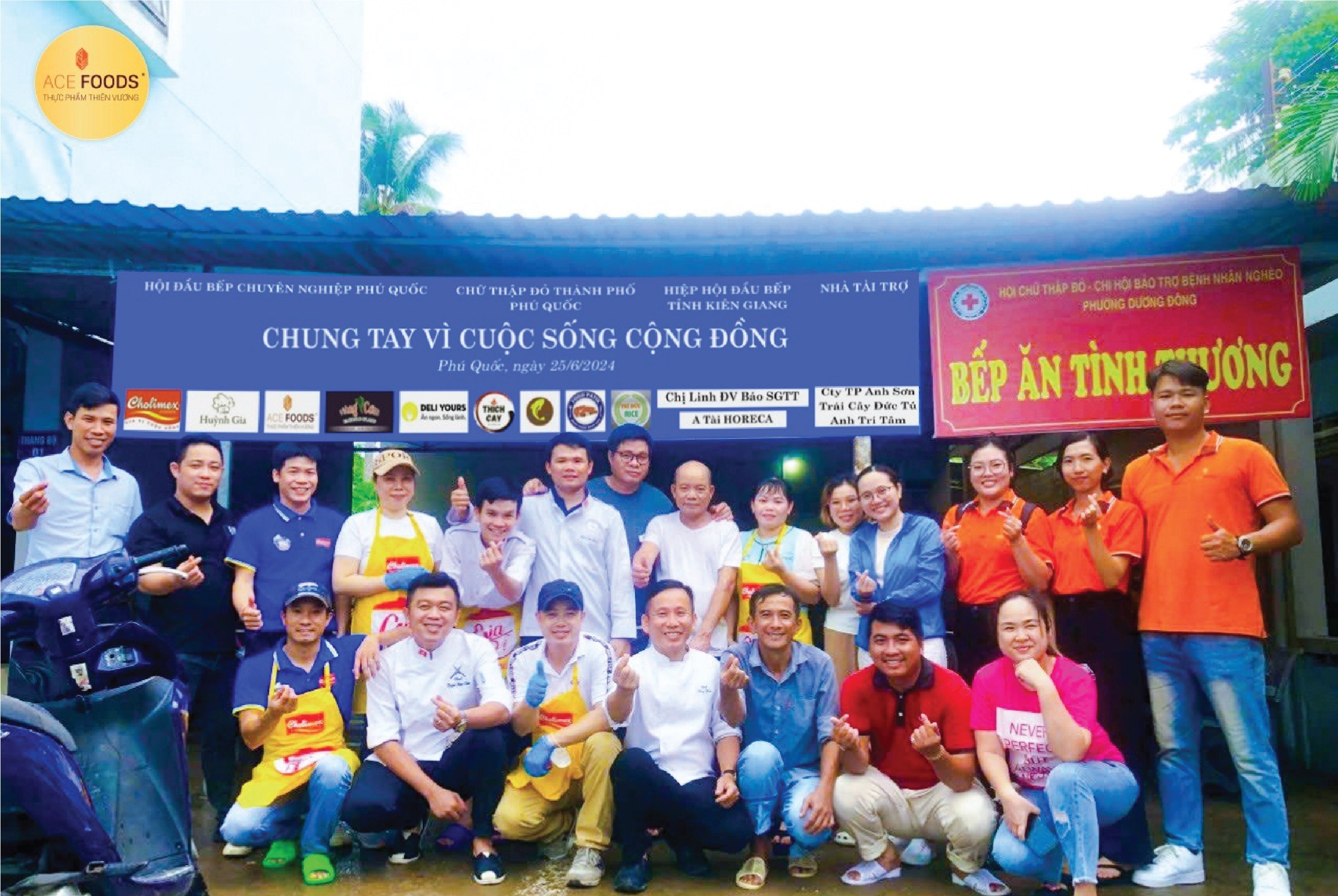 Thiên Vương ACE FOODS Phú Quốc tài trợ cho hoạt động thiện nguyện tại Bệnh viện đa khoa Phú Quốc