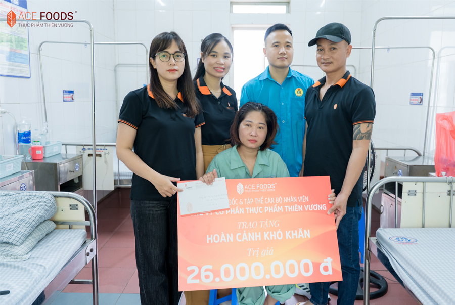 Hành trình sẻ chia yêu thương tại Thiên Vương ACE FOODS