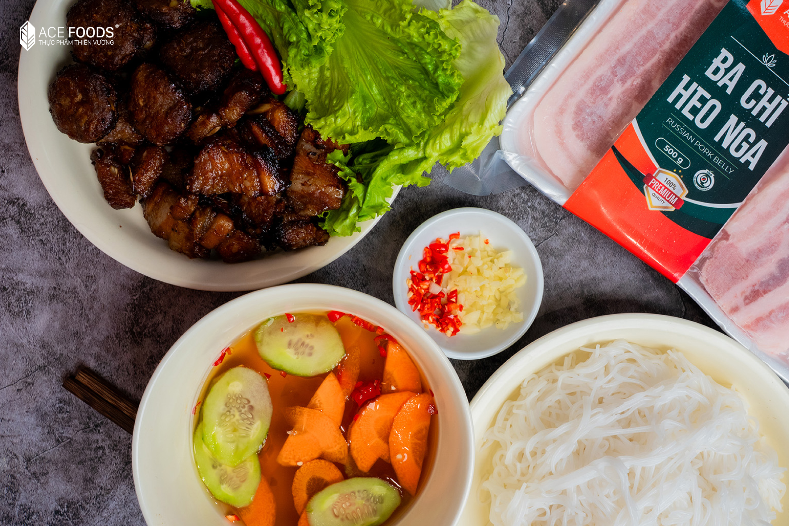 Bún chả Hà Nội thơm lừng tại nhà, chả nướng vàng mềm chuẩn vị