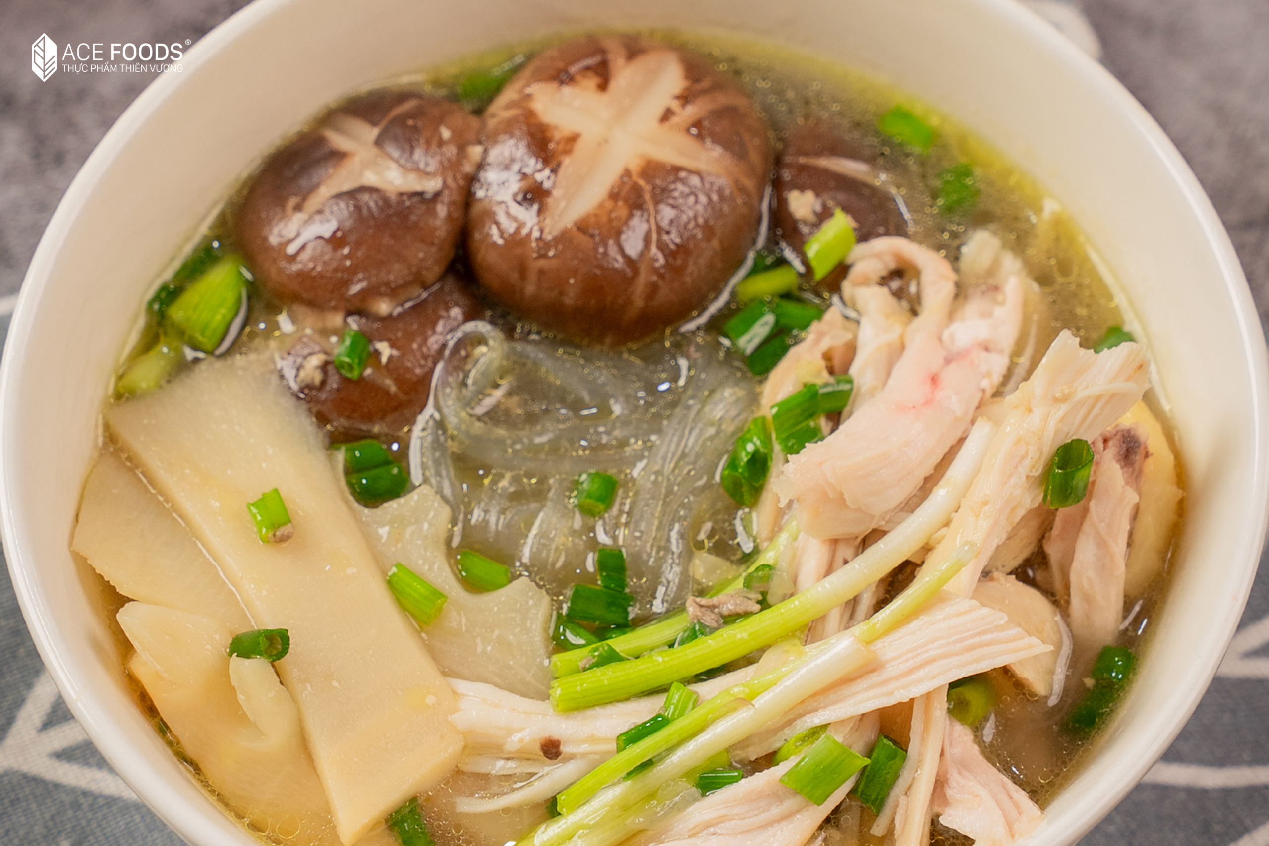 Miến gà thơm ngọt, đậm đà cho bữa sáng đủ chất