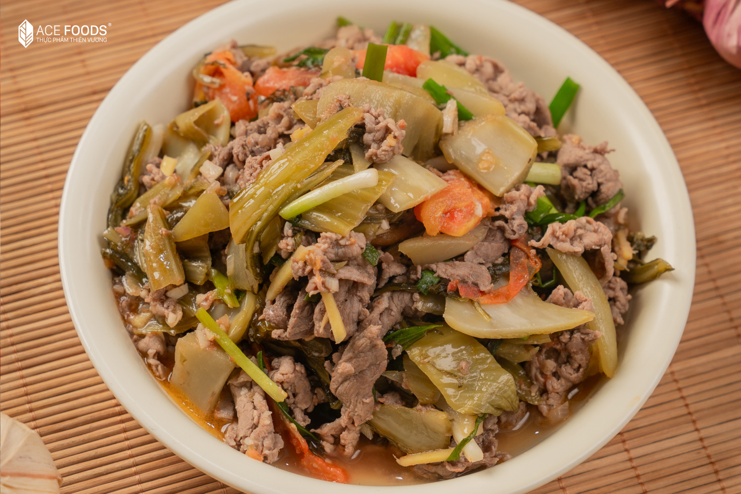 Bò xào dưa chua giòn ngon, đậm đà cực kỳ đưa cơm